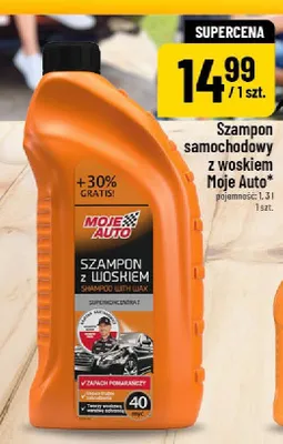 Szampon samochodowy z woskiem Moje Auto promocja w POLOmarket