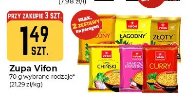 Zupa błyskawiczna Vifon Łagodna promocja w Społem Częstochowa