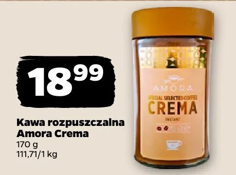Kawa rozpuszczalna Crema promocja w Netto
