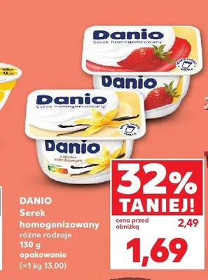 Serek homogenizowany DANIO promocja w Kaufland