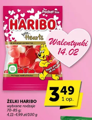 Żelki HARIBO wybrane rodzaje promocja w ABC