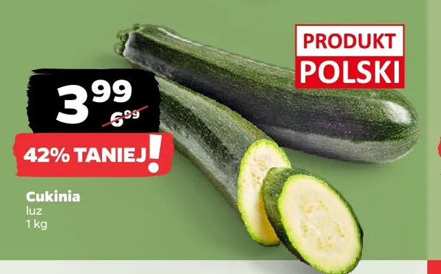 Cukinie promocja w Netto