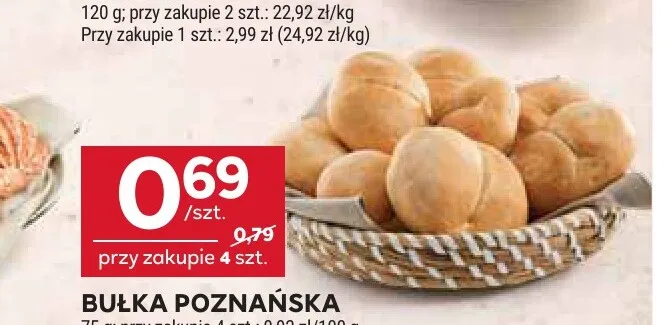 Bułka poznańska promocja w Stokrotka