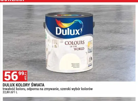 Farba Dulux Kolory Świata promocja w Merkury Market