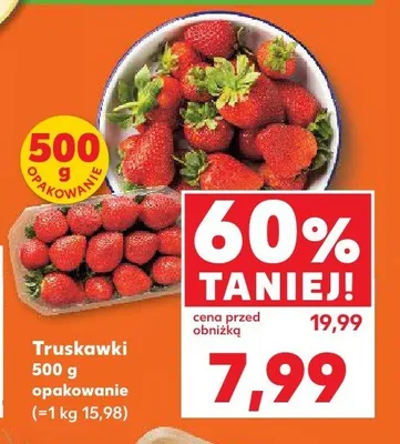 Truskawki promocja w Kaufland