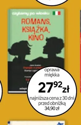 Książka Romans, książka, kino oprawa miękka promocja w Empik