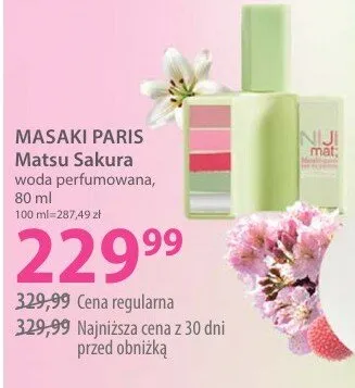 Woda perfumowana Masaki Paris Matsu Sakura promocja w Hebe
