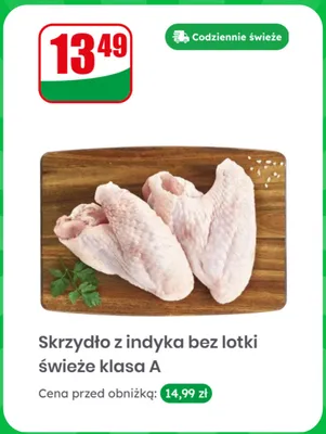 Skrzydło z indyka bez lotki świeże klasa A promocja w Dino
