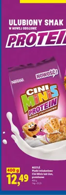 Płatki śniadaniowe Cini Minis Protein Nestlé promocja w Lidl