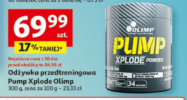 Odżywka przedtreningowa Pump Xplode promocja w Auchan