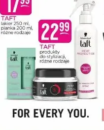 Produkty do stylizacji włosów Taft promocja w Drogerie Jasmin