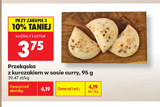 Przekąska z kurczakiem w sosie curry promocja w Biedronka