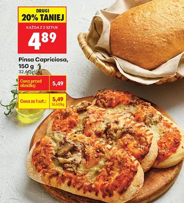 Pizza capriciosa Sukcesiliana promocja w Biedronka