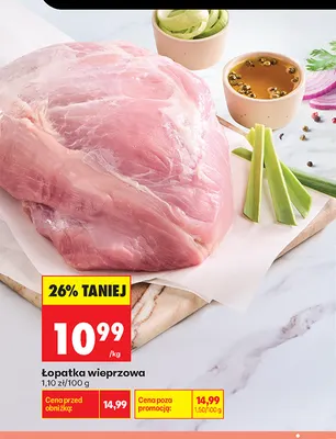 Łopatka wieprzowa promocja w Biedronka
