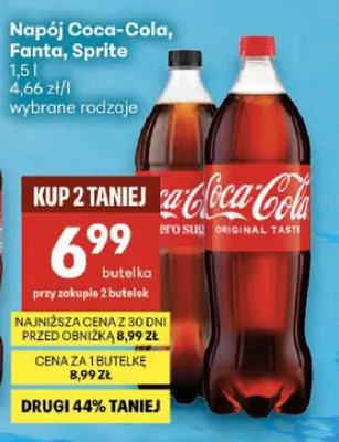 Napój gazowany Sprite promocja w Delikatesy Centrum