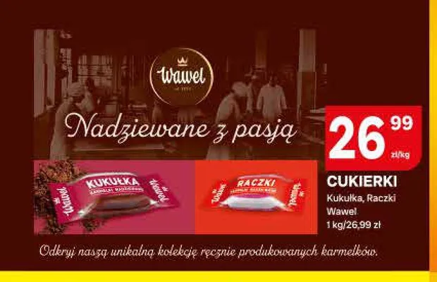 Cukierki Wawel Raczki promocja w Chorten