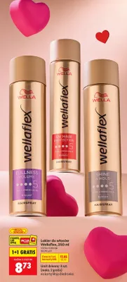 Lakier do włosów Wellaflex różne rodzaje promocja w Biedronka