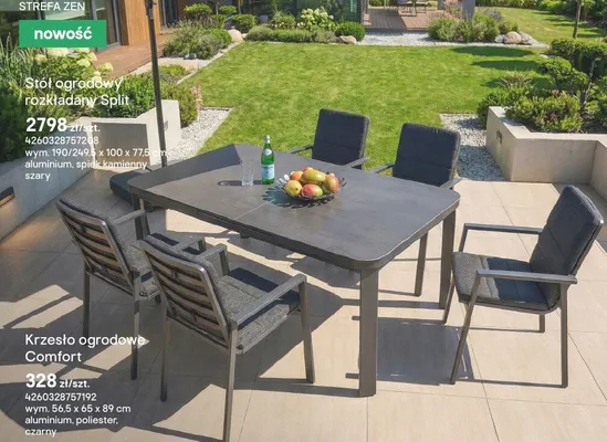 Krzesło ogrodowe Comfort promocja w Castorama