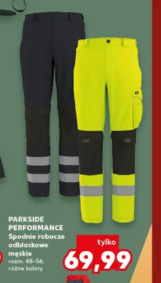 Spodnie robocze odblaskowe męskie Parkside Performance promocja w Kaufland
