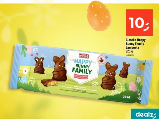 Ciastka Happy Bunny Family promocja w Dealz
