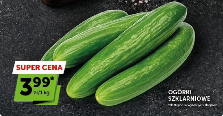Ogórki szklarniowe promocja w Groszek
