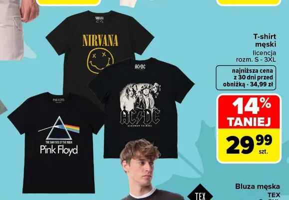 T-shirt męski licencja promocja w Carrefour