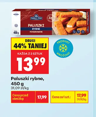 Paluszki rybne Family Fish promocja w Biedronka