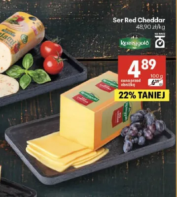 Ser Red Cheddar Kerrygold promocja w Delikatesy Centrum