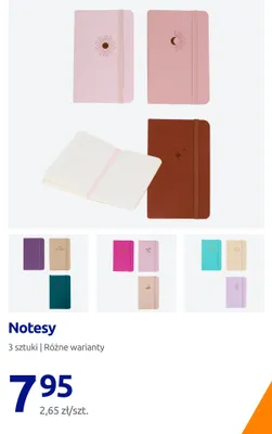 Notesy 3-pak promocja w Action