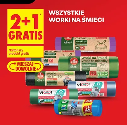 Worki na śmieci promocja w Biedronka