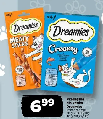 Przekąska dla kotów Dreamies Creamy promocja w Netto