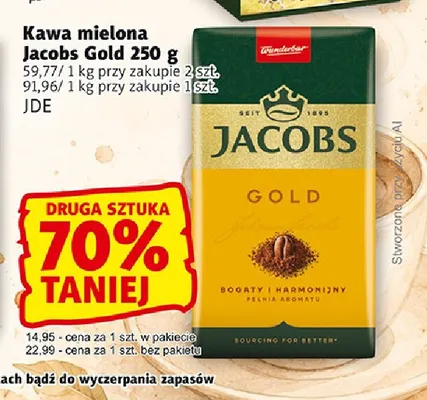 Kawa mielona Jacobs Gold promocja w Prim Market