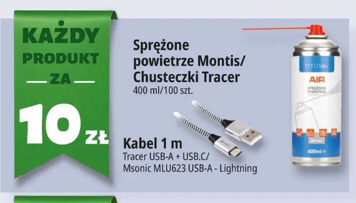 Chusteczki Tracer promocja w Leclerc