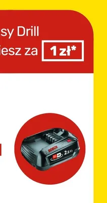 Akumulator Bosch 18V 2,5Ah promocja w Bricomarche