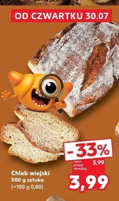Chleb wiejski promocja w Kaufland