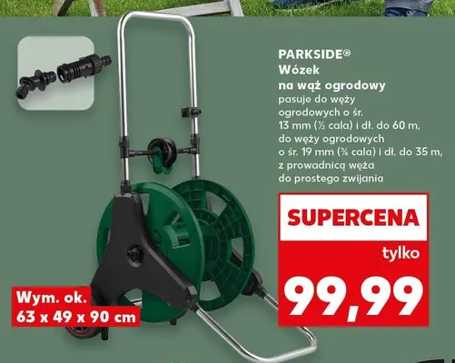 Wózek na wąż ogrodowy promocja w Kaufland