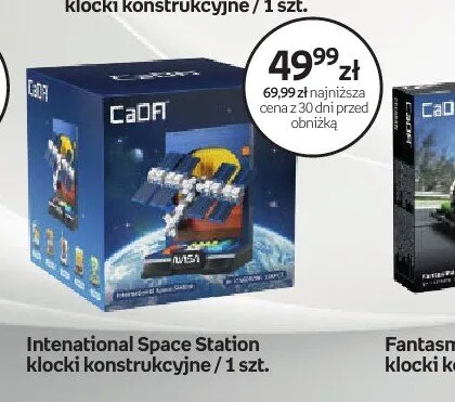 Klocki konstrukcyjne CaDA Intenational Space Station promocja w Empik