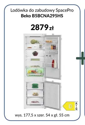 Lodówka do zabudowy SpacePro Beko B5BCNA295HS promocja w Salony Agata