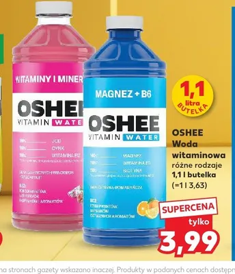 Woda witaminowa Oshee Vitamin Water Witaminy i Minerały promocja w Kaufland