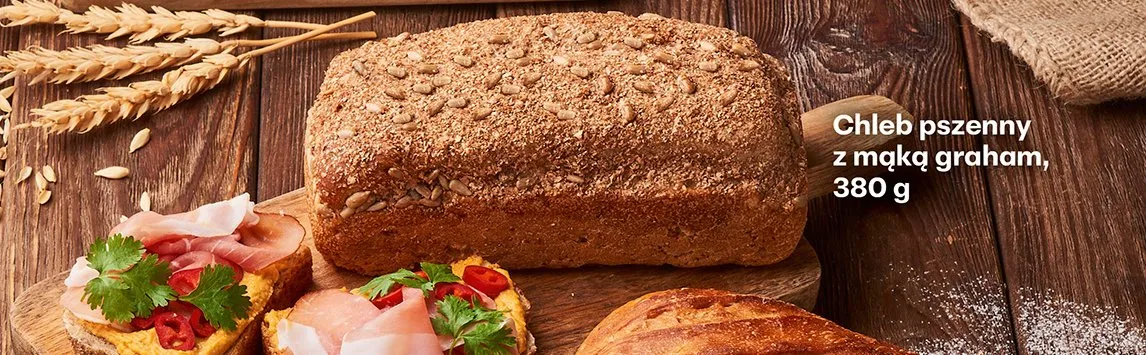Chleb pszenny z mąką graham promocja w Biedronka