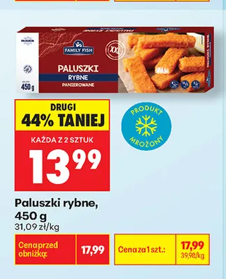 Paluszki rybne Family Fish promocja w Biedronka