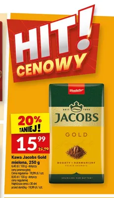 Kawa mielona Jacobs Gold promocja w Twój Market