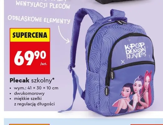 Plecak szkolny LOOZZ promocja w Biedronka