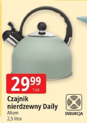 Czajnik nierdzewny Daily Altom 2,5 litra indukcja promocja w Leclerc