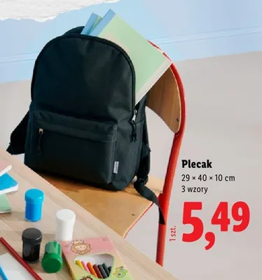 Plecak promocja w Lidl