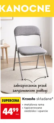 Krzesło składane promocja w Biedronka