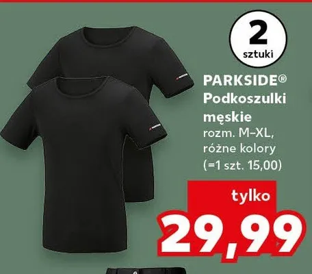 Podkoszulki męskie różne kolory 2 szt. promocja w Kaufland