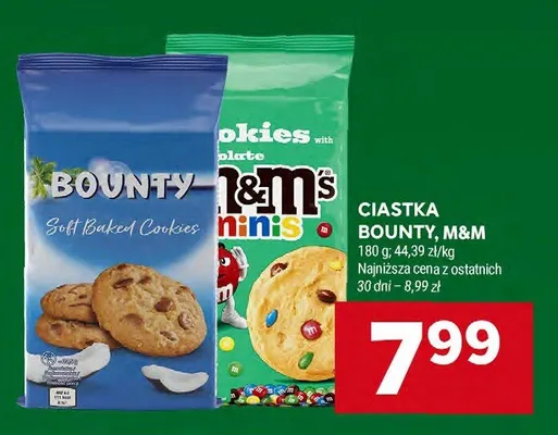 Ciastka Bounty, M&M's minis promocja w Stokrotka