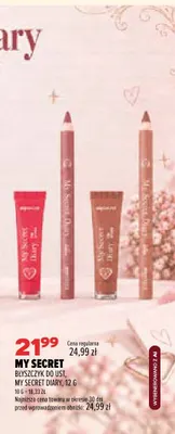Błyszczyk do ust My Secret Diary promocja w Drogerie Natura