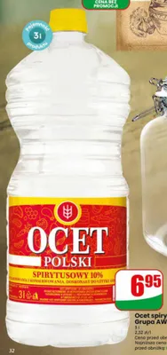 Ocet spirytusowy Polski 10% promocja w Dino